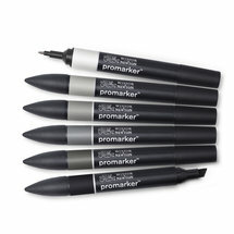 Winsor &amp; Newton promarker&acirc;&cent; Neutral tones 6 set