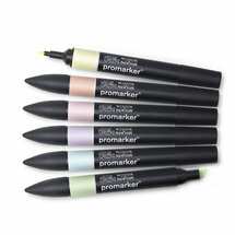 Winsor &amp; Newton promarker&acirc;&cent; Pastel tones 6 set