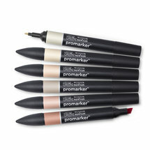 Winsor &amp; Newton promarker&acirc;&cent; Set 6 Stuks Skin Tones