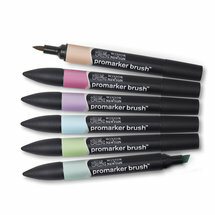 Winsor &amp; Newton promarker brush&acirc;&cent; Pastel tones 6 set