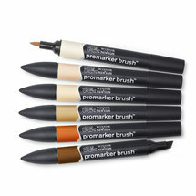 Winsor &amp; Newton promarker brush&acirc;&cent; Skin tones 6 set