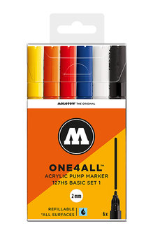 Acrylic Marker 2mm Basic-Set 1 (6)