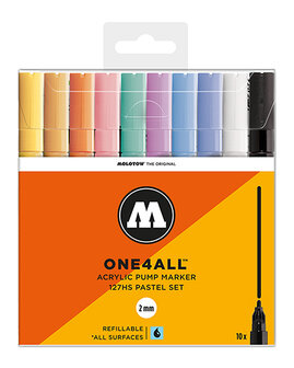 Acrylic Marker 2mm Pastel-Set (10)