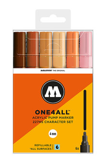 Acrylic Marker 4mm Character-Set (6)