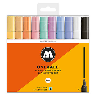 Acrylic Marker 4mm Pastel-Set (10)