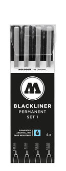 Molotow Blackliner Set0,05-0.1-0.2-0.4