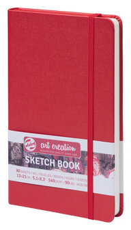 Talens Art Creation Schetsboek Rood 13x21