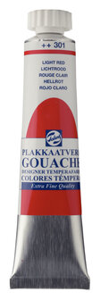 Gouache Lichtrood