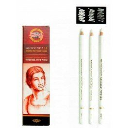 Gioconda houtskool wit potlood, medium