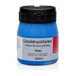 Lino verf 250ml blauw