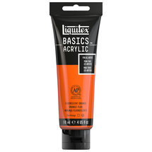 Liquitex Basics 118ml Fluorescent Orange