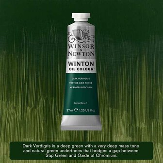 Winton Oil Colour 37ml Dark verdigris