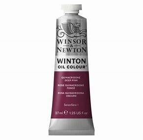 Winton Oil Colour 37ml, Quinacridone deep pink