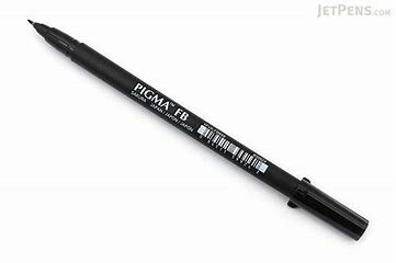 Sakura pigma brush pen fine, zwart