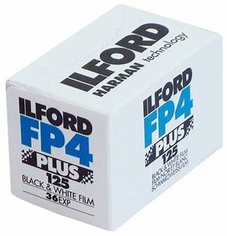 Ilford FP4+, 125 ISO, kleinbeeld 35mm